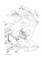 RADIATOR / HOSES for Yamaha KODIAK 2021