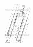 FRONT FORK for Yamaha TMAX 2021