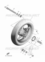 FRONT WHEEL for Yamaha TMAX 2021