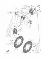 FRONT BRAKE CALIPER for Yamaha TMAX 2021