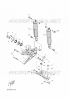 SWINGARM / SHOCK ABSORBER for Yamaha XMAX 2021