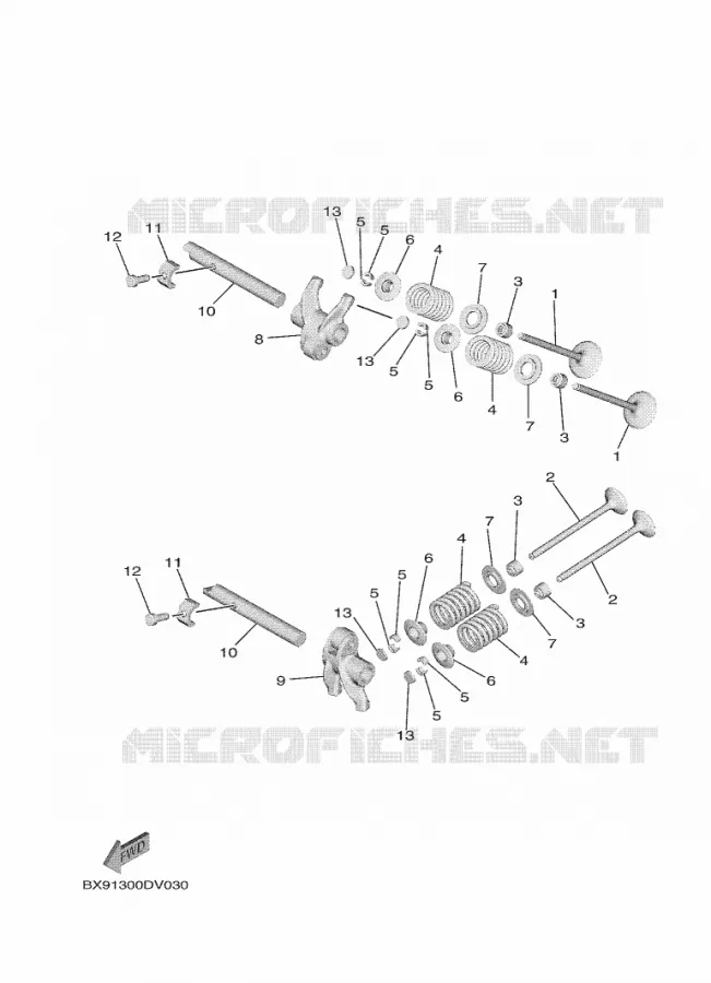 VALVE Yamaha SCOOTER 300 2021 TRICITY  MWD300