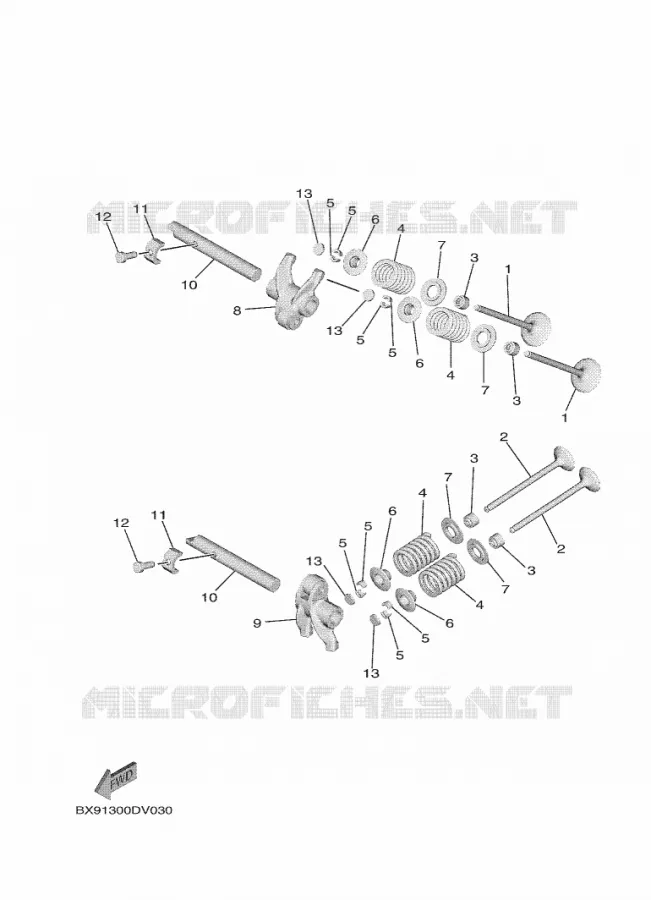 VALVE Yamaha SCOOTER 300 2021 TRICITY  MWD300
