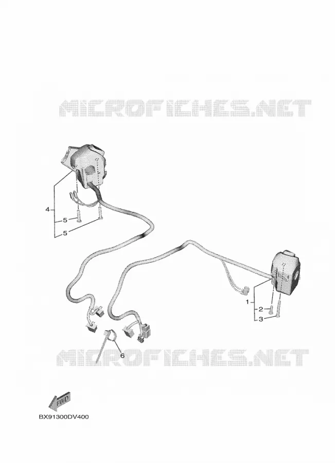 SWITCH / LEVER Yamaha SCOOTER 300 2021 TRICITY  MWD300