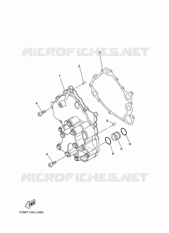 OIL PUMP Yamaha Waverunner 1800 2021 GP  GP1800B-W