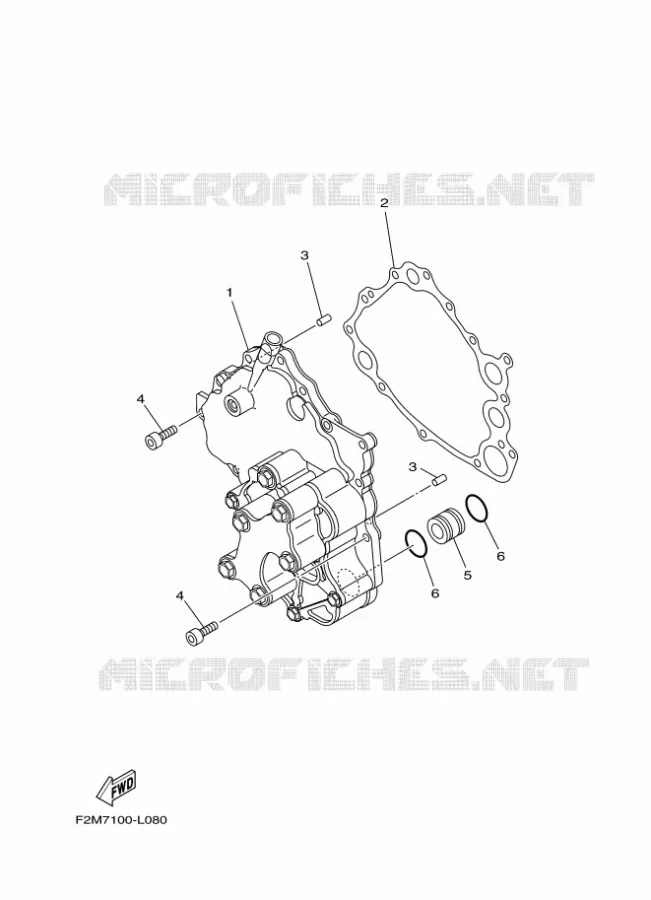 OIL PUMP Yamaha Waverunner 1800 2021 GP  GP1800D-W