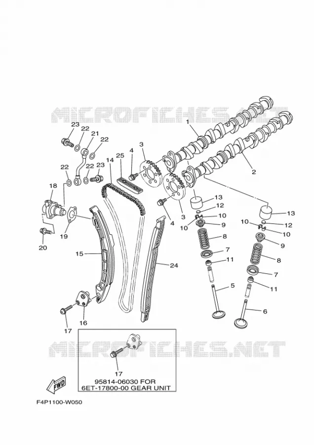 VALVE Yamaha Waverunner 1800 2021 GP  GP1800A-W