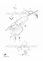SIDE COVER for Yamaha PW 2022
