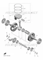 CRANKSHAFT / PISTON for Yamaha YZF 2022