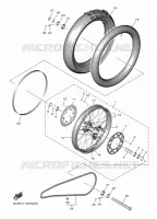 REAR WHEEL for Yamaha YZF 2022