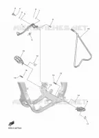 STAND / FOOTREST for Yamaha YZF 2022