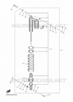 REAR SHOCK ABSORBER for Yamaha YZF 2022