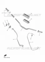 HANDLEBAR & CABLES for Yamaha YZF 2022