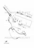 HANDLEBAR & CABLES for Yamaha R25 2022