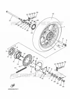 REAR WHEEL for Yamaha R25 2022