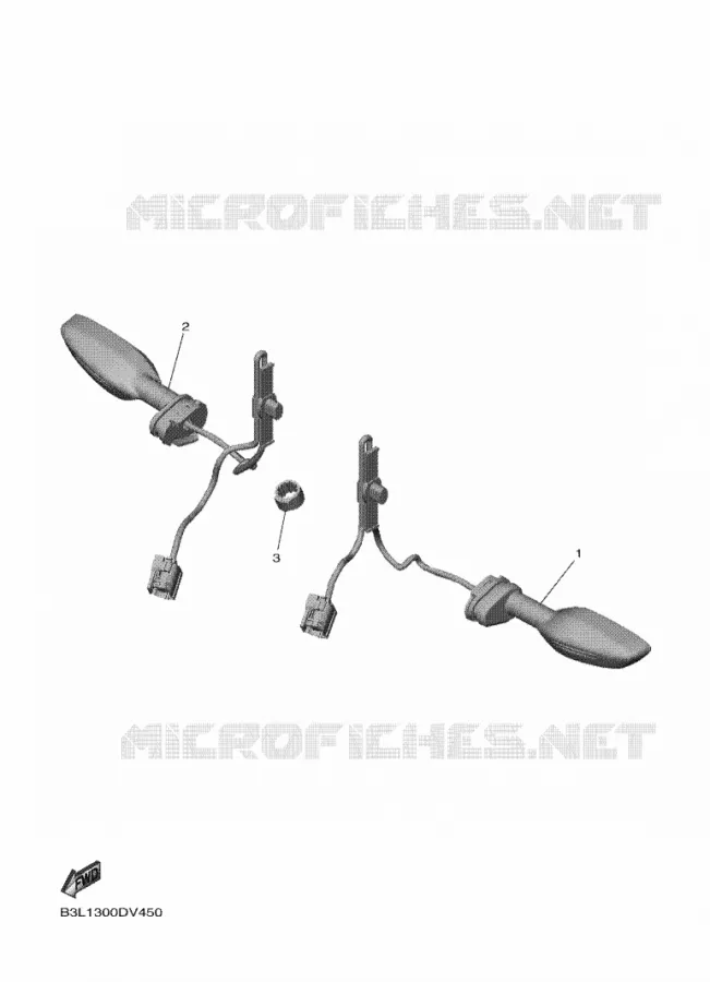 INDICATOR Yamaha MOTO 1000 2022 R1  YZF1000D