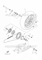 REAR WHEEL for Yamaha TRACER 2022