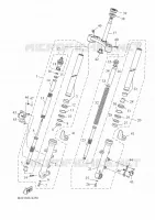 FRONT FORK for Yamaha TRACER 2022