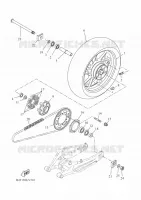 REAR WHEEL for Yamaha TRACER 2022