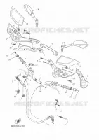 HANDLEBAR & CABLES for Yamaha TRACER 2022