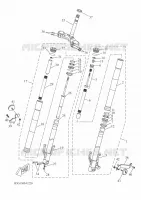 FRONT FORK for Yamaha MT 2022