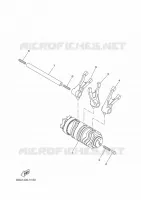 GEAR SHIFT SELECTOR DRUM / FORK for Yamaha MT 2022