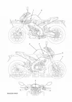 STICKER for Yamaha MT 2022