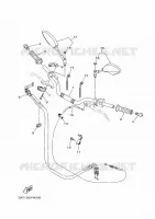 HANDLEBAR & CABLES for Yamaha MT 2022