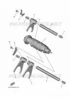GEAR SHIFT SELECTOR DRUM / FORKS for Yamaha XSR 2022