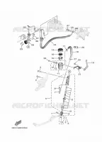 REAR BRAKE MASTER CYLINDER for Yamaha XSR 2022