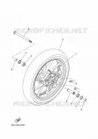 FRONT WHEEL for Yamaha XSR 2022