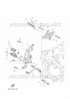 STAND / FOOTREST 2 for Yamaha TENERE 2022