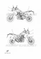 STICKER for Yamaha TENERE 2022