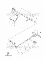 GEAR SHIFT SHAFT / LEVER for Yamaha MT 2022
