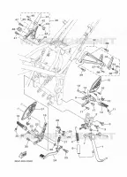 STAND / FOOTREST for Yamaha MT 2022