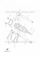 GEAR SHIFT SELECTOR DRUM / FORKS for Yamaha TENERE 2022