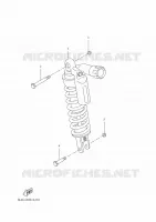 REAR SHOCK ABSORBER for Yamaha TENERE 2022