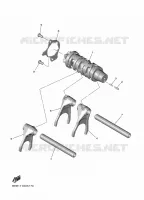 GEAR SHIFT SELECTOR DRUM / FORKS for Yamaha R7 2022