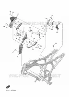 STAND / FOOTREST 2 for Yamaha R7 2022
