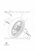 FRONT WHEEL for Yamaha XSR 2022
