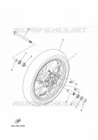 FRONT WHEEL for Yamaha XSR 2022