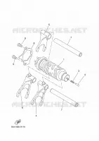 GEAR SHIFT SELECTOR DRUM / FORKS for Yamaha XSR 2022