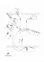 HANDLEBAR & CABLES for Yamaha XSR 2022