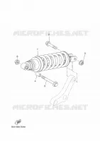 REAR SHOCK ABSORBER for Yamaha XSR 2022
