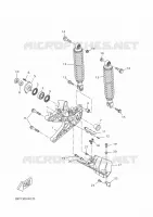 SWINGARM / SHOCK ABSORBER for Yamaha XMAX 2022