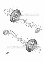 FRONT WHEEL for Yamaha TRICITY 2022