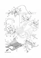 STAND / FOOTREST for Yamaha TRICITY 2022