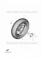 REAR WHEEL for Yamaha TRICITY 2022