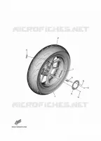 REAR WHEEL for Yamaha TRICITY 2022