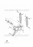SWINGARM / SHOCK ABSORBER for Yamaha XMAX 2022